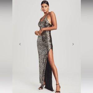 Retrofete Marie Sequin Crochet Dress (M/L)